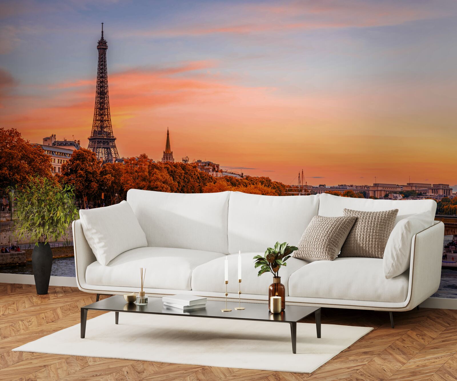 Fototapeta prišla jeseň do starého Paríža