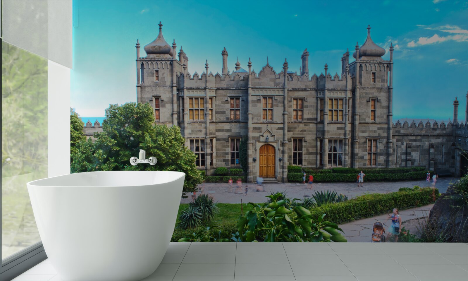 Fototapeta Worontsovský palác so záhradou vo dvore