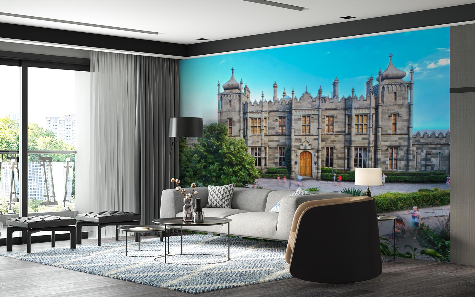 Fototapeta Worontsovský palác so záhradou vo dvore