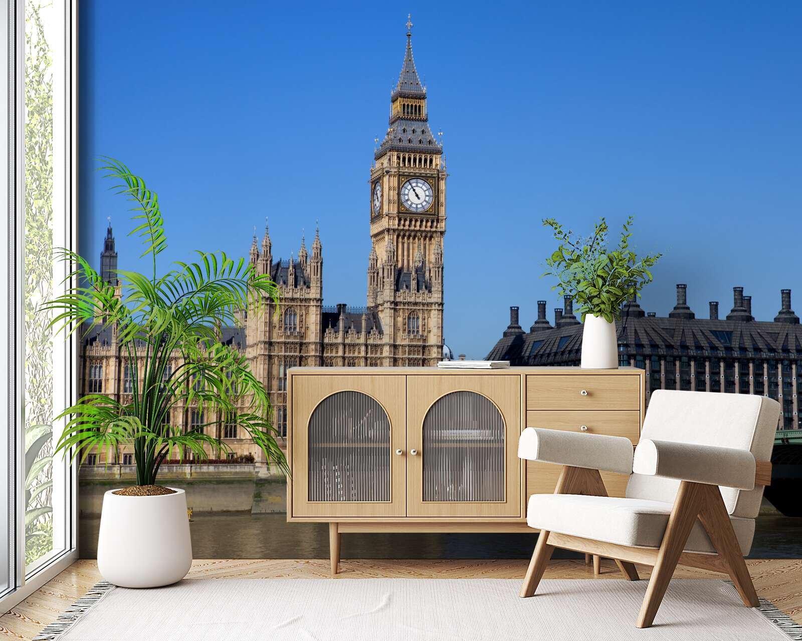 Fototapeta Parlament a Big Ben sa nachádzajú v angličtine