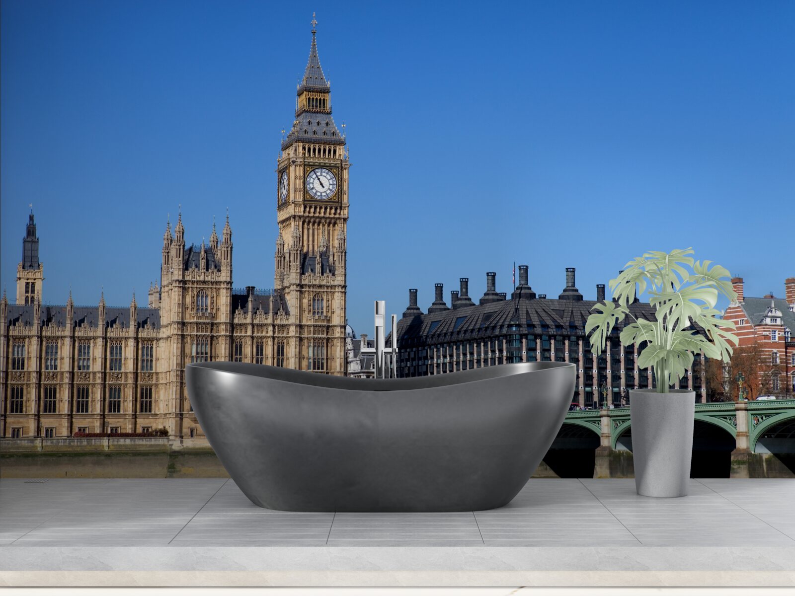 Fototapeta Parlament a Big Ben sa nachádzajú v angličtine