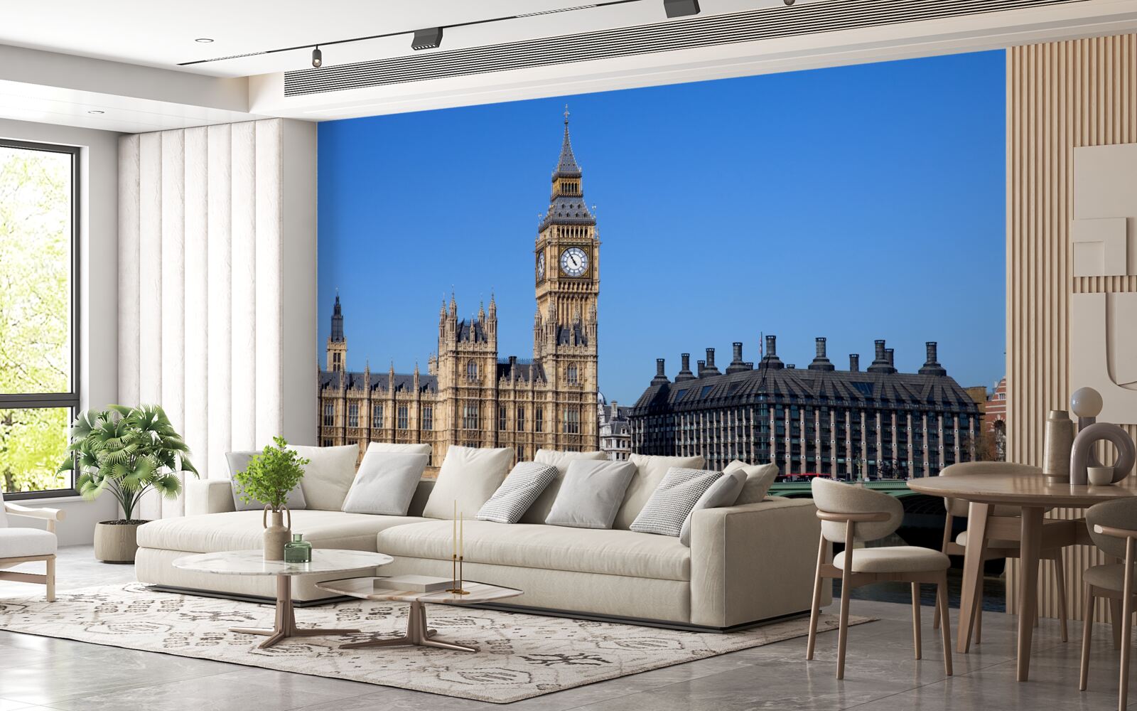 Fototapeta Parlament a Big Ben sa nachádzajú v angličtine