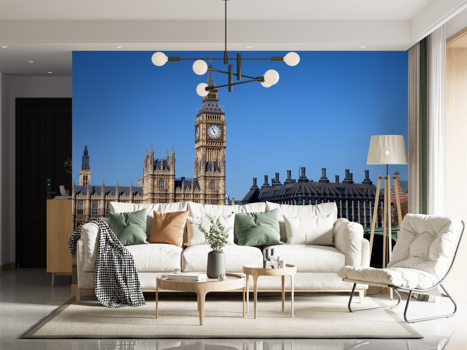 Fototapeta Parlament a Big Ben sa nachádzajú v angličtine