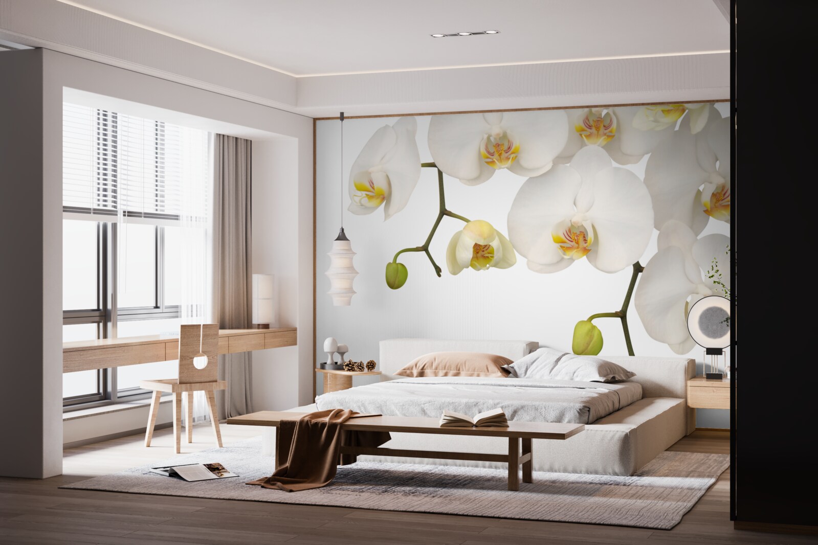 Fototapeta Orchidey sú biele kvety Visia