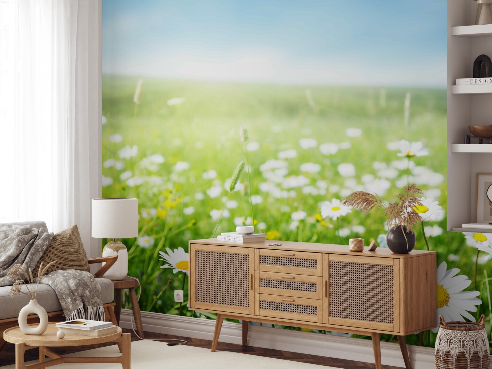 Fototapeta sedmokrásky bielky na soli