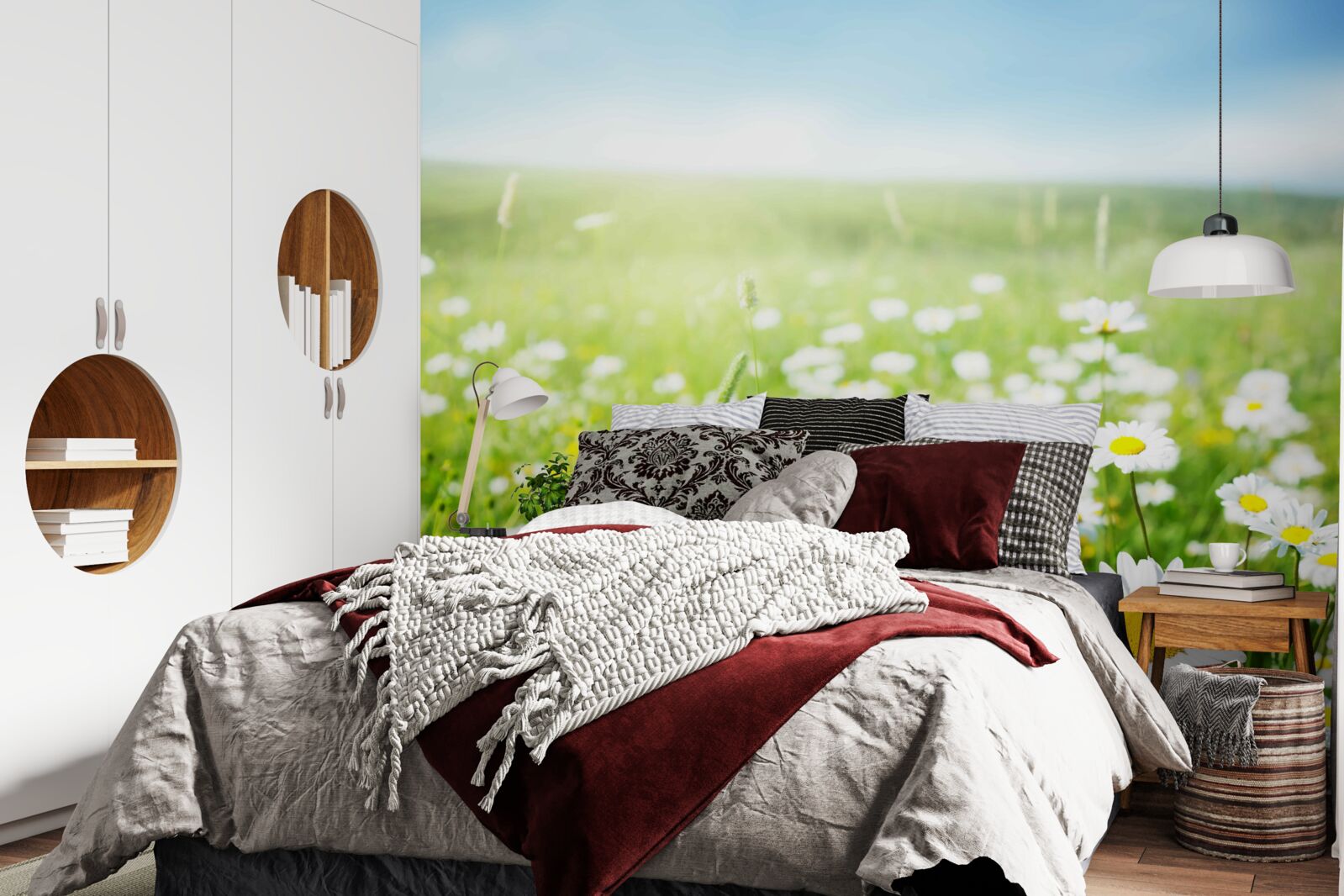 Fototapeta sedmokrásky bielky na soli