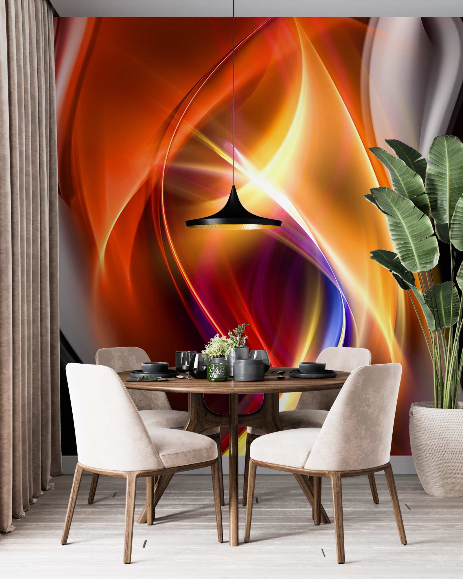 Fototapeta krásne línie s bohatými farbami