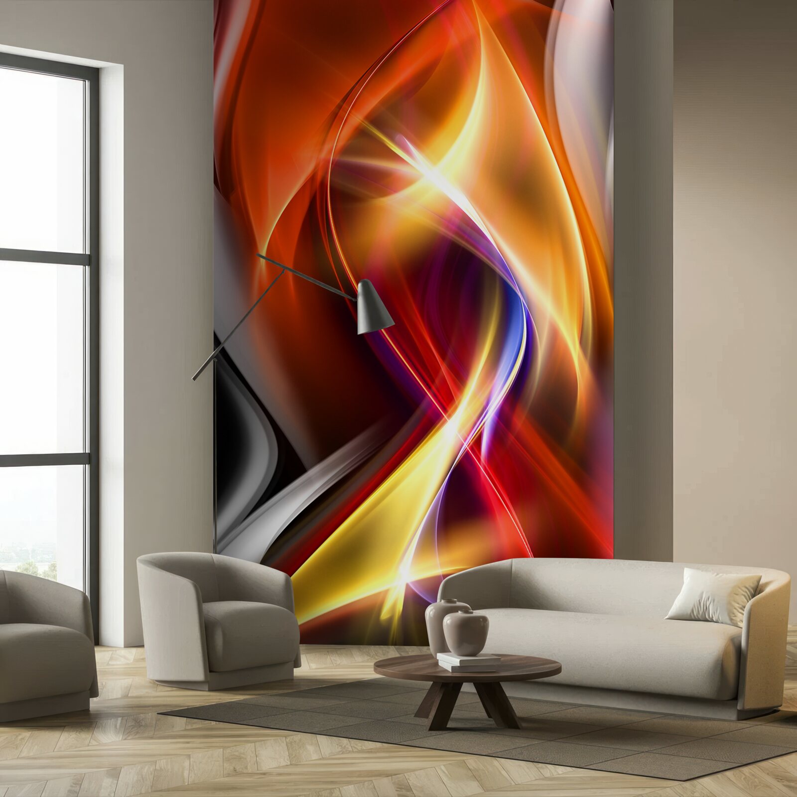 Fototapeta krásne línie s bohatými farbami