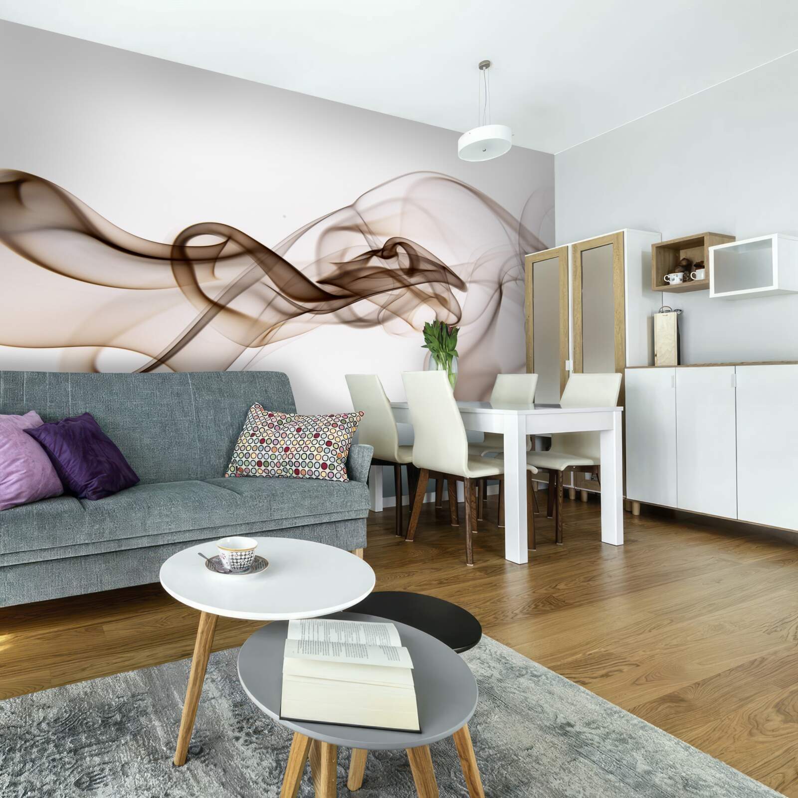 Fototapeta abstraktný kávový nápoj s mliekom