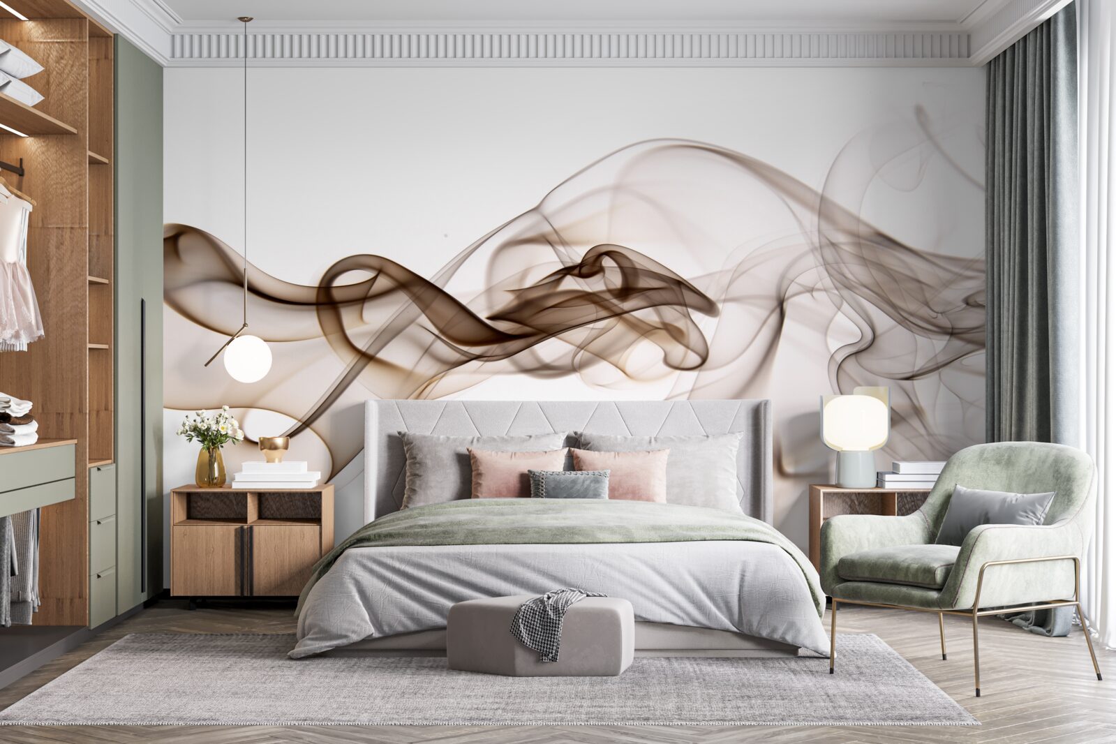 Fototapeta abstraktný kávový nápoj s mliekom