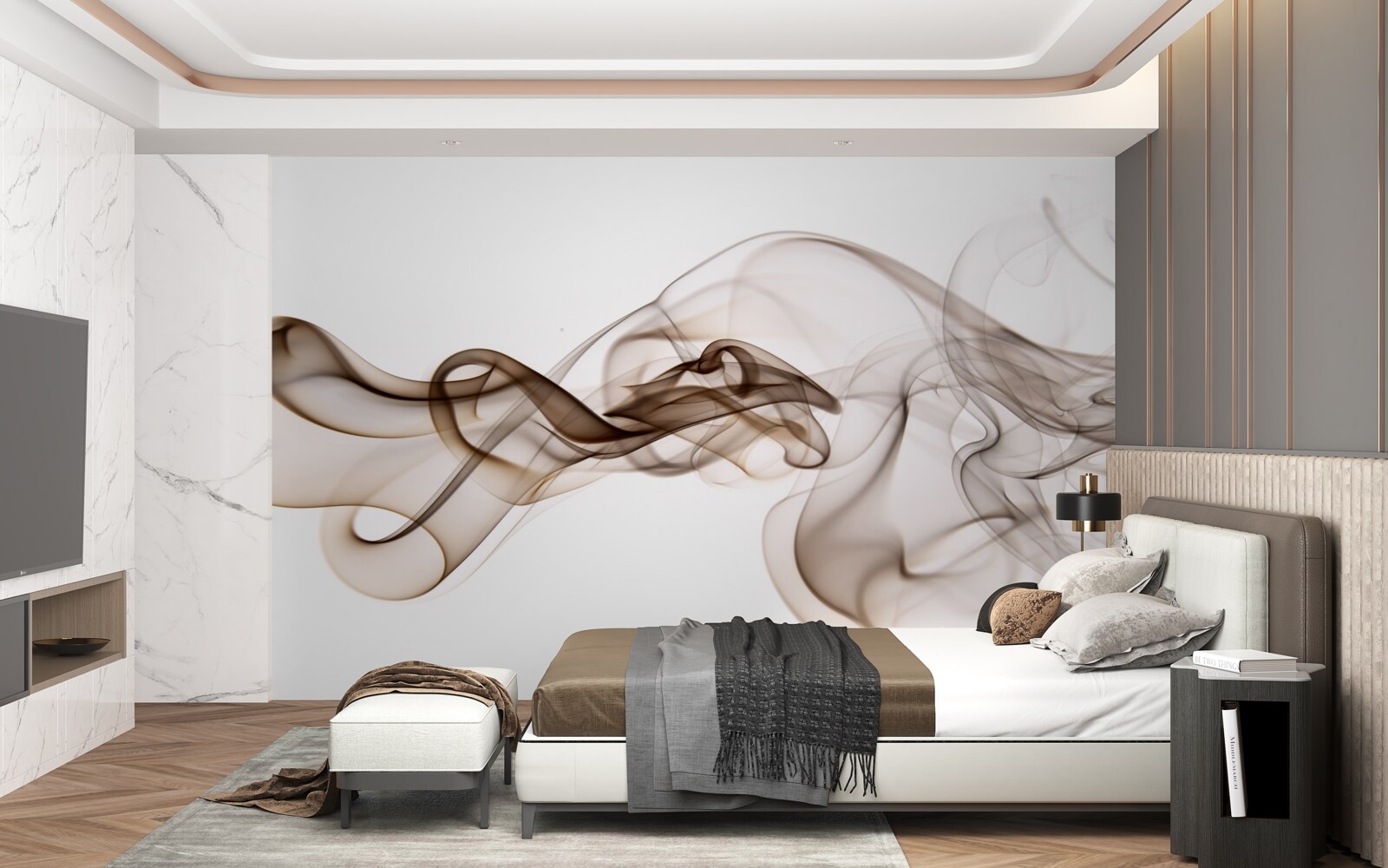 Fototapeta abstraktný kávový nápoj s mliekom