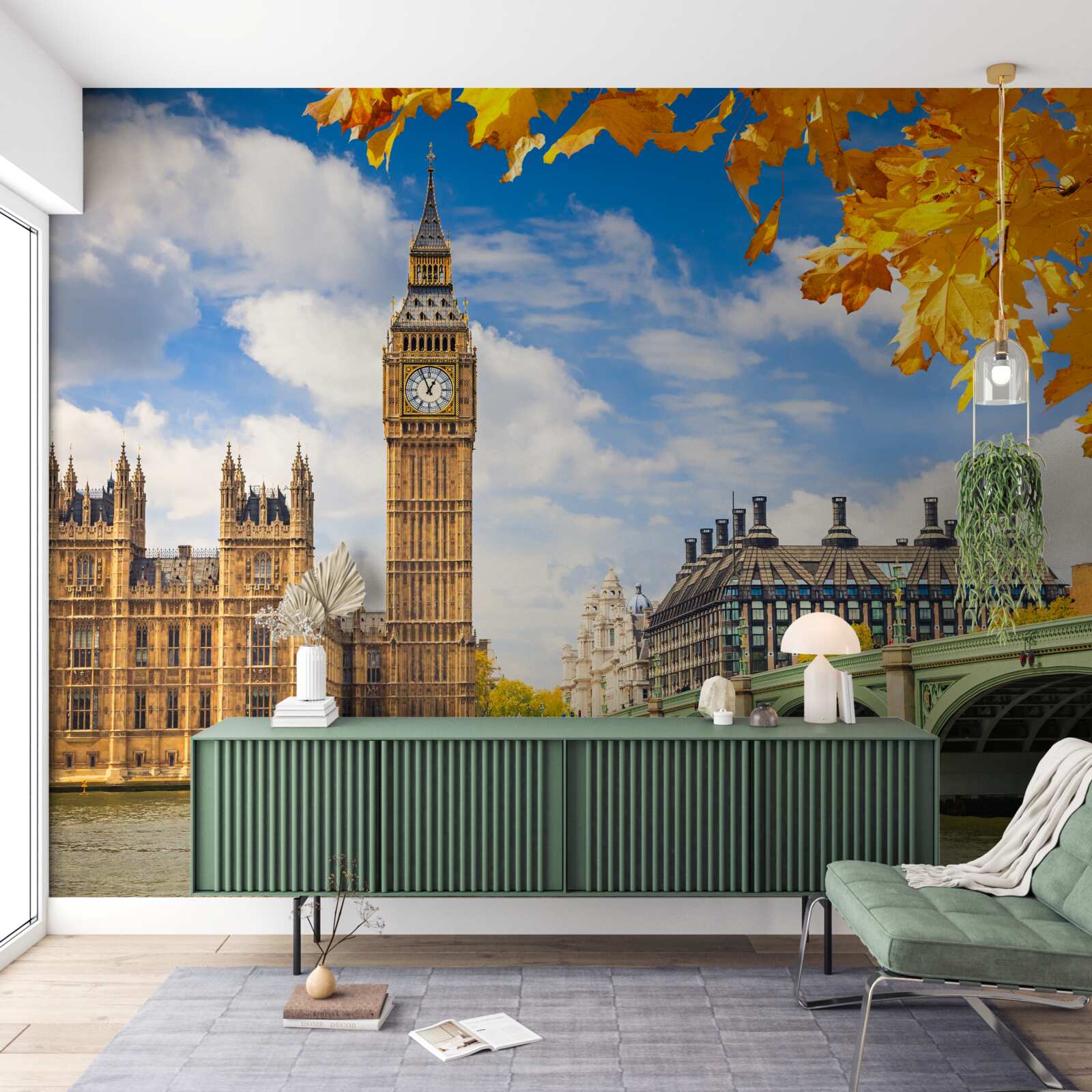 Fototapeta zlatá jeseň v starovekom Londýne