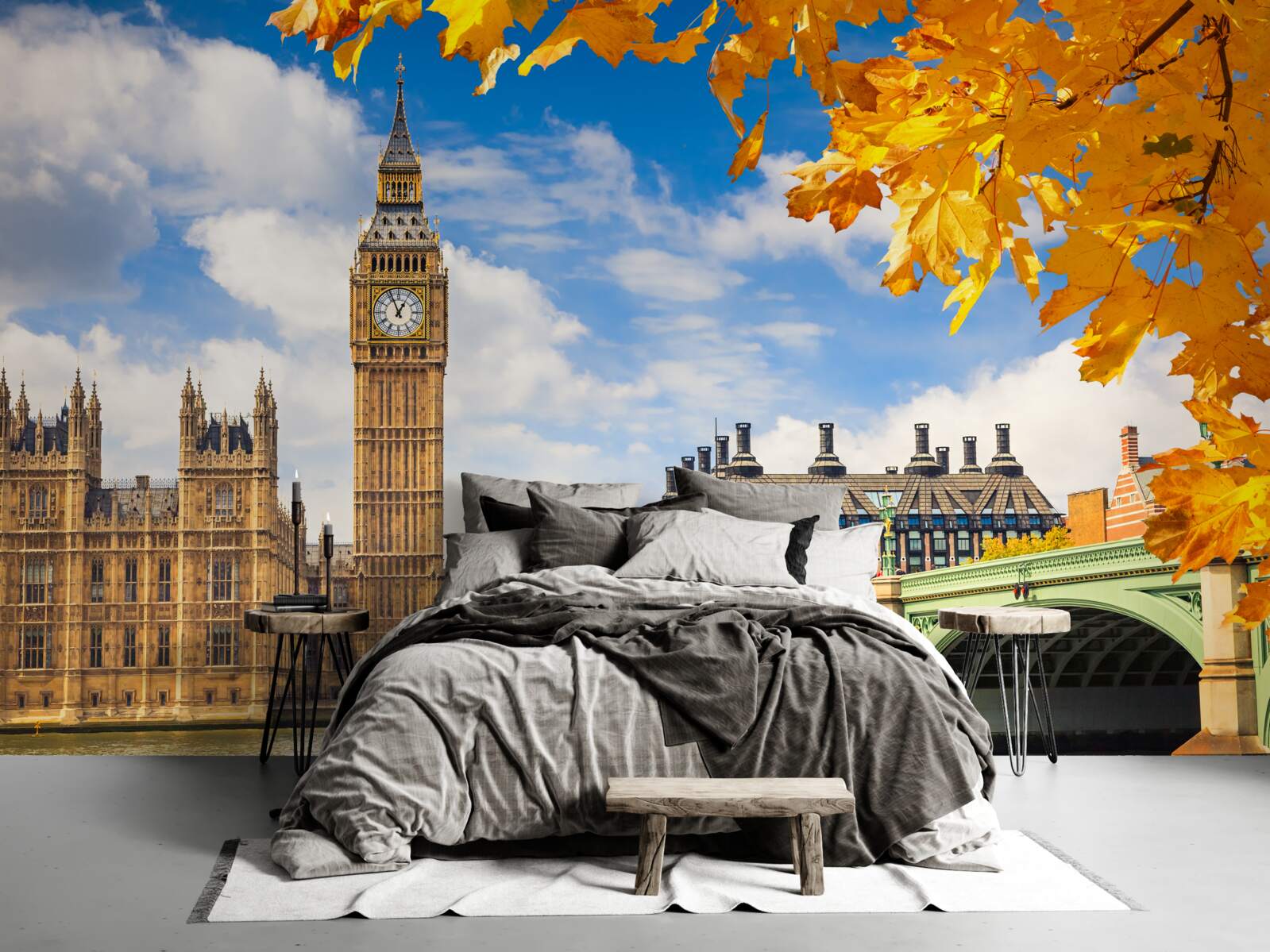 Fototapeta zlatá jeseň v starovekom Londýne