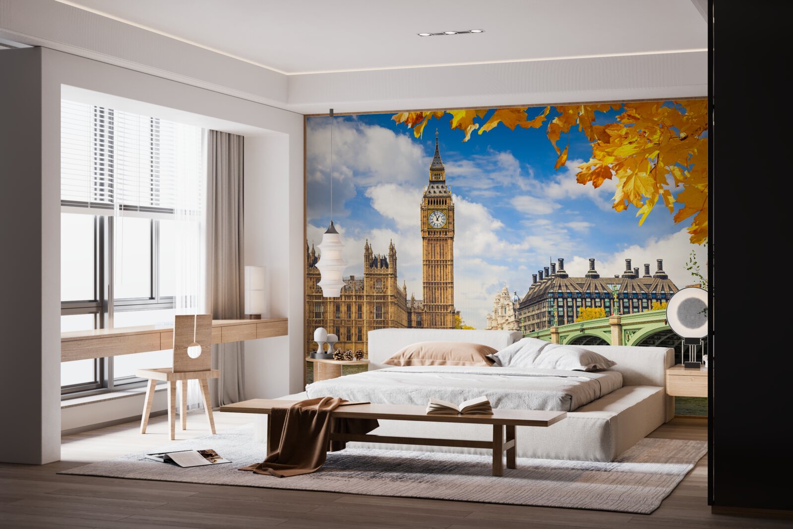 Fototapeta zlatá jeseň v starovekom Londýne