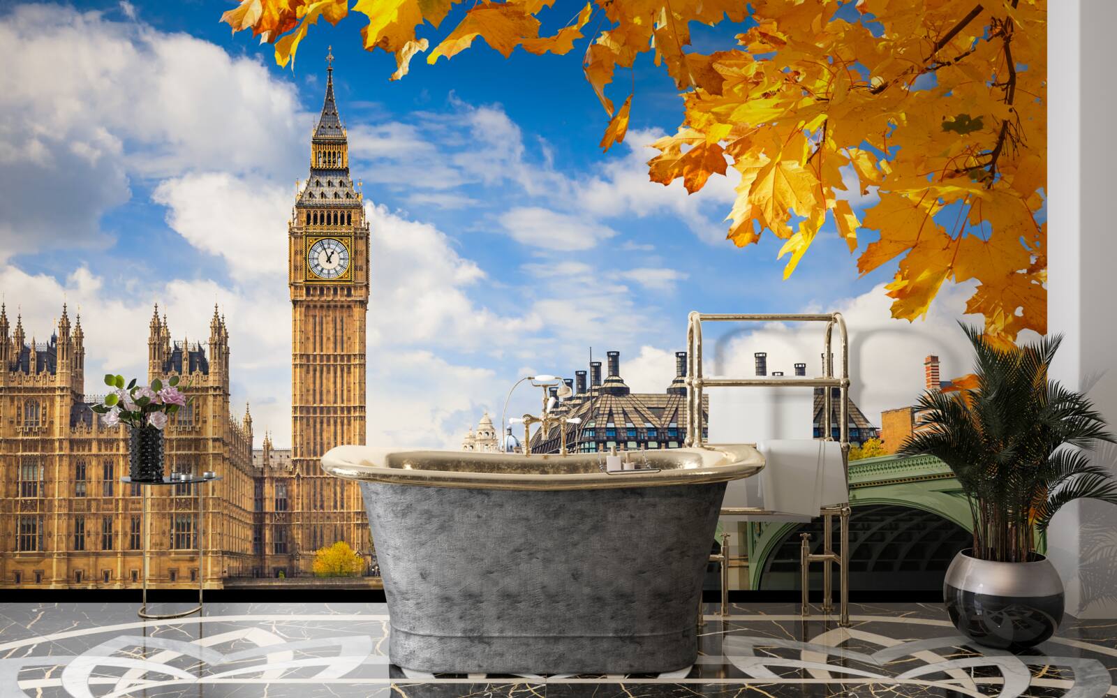 Fototapeta zlatá jeseň v starovekom Londýne