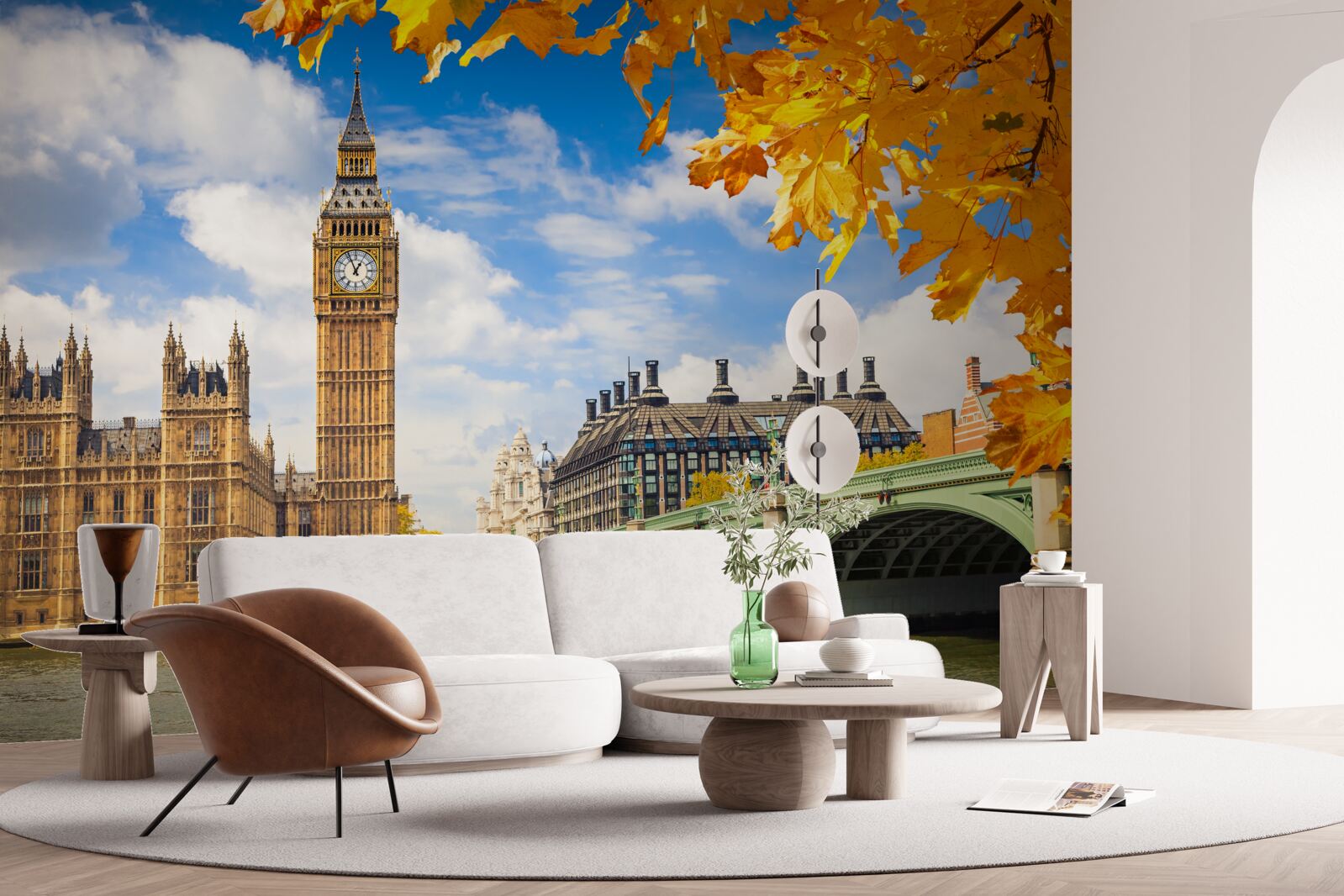 Fototapeta zlatá jeseň v starovekom Londýne