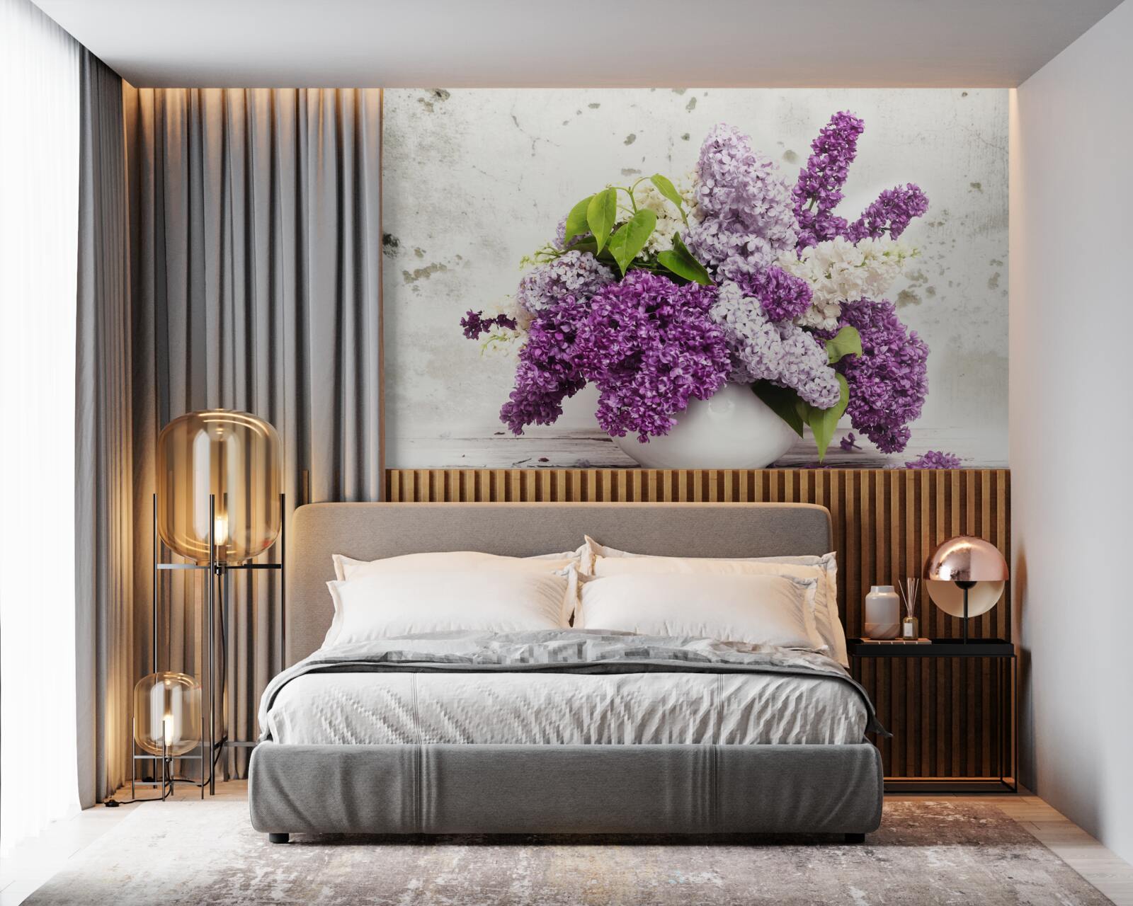 Fototapeta zväzok rôznych jarných orgovánov