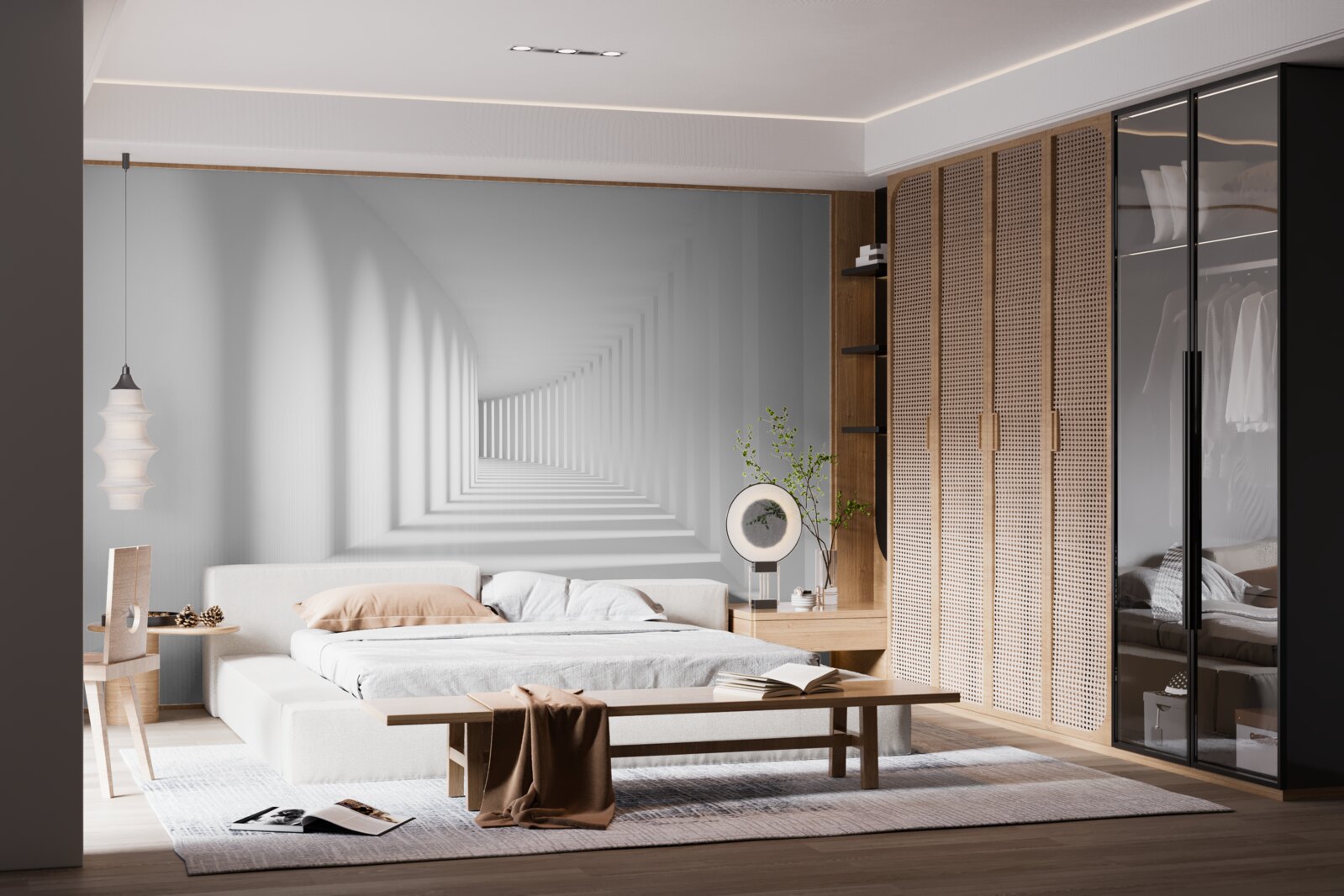 Fototapeta ustupujúci koridor svetla