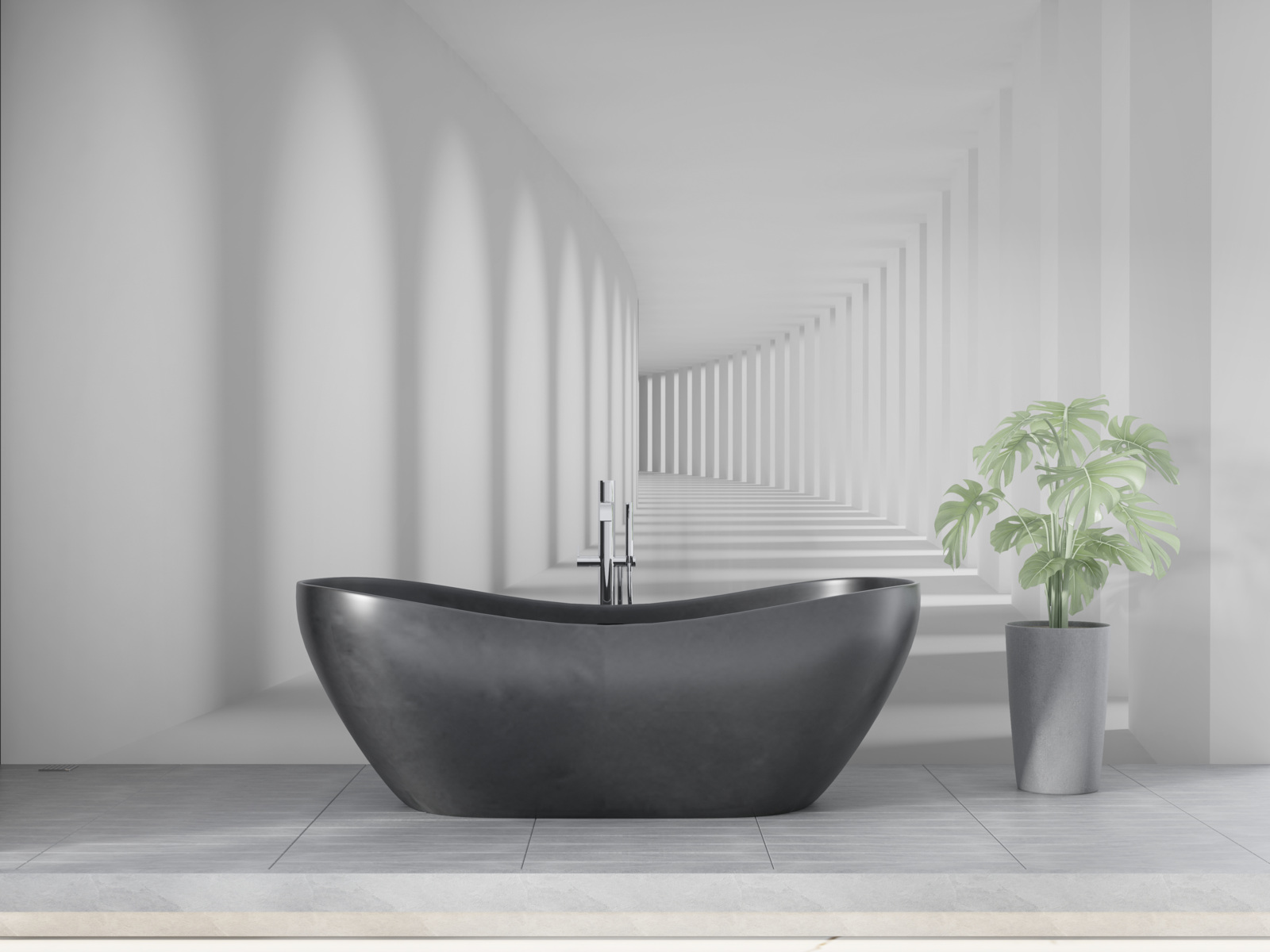 Fototapeta ustupujúci koridor svetla