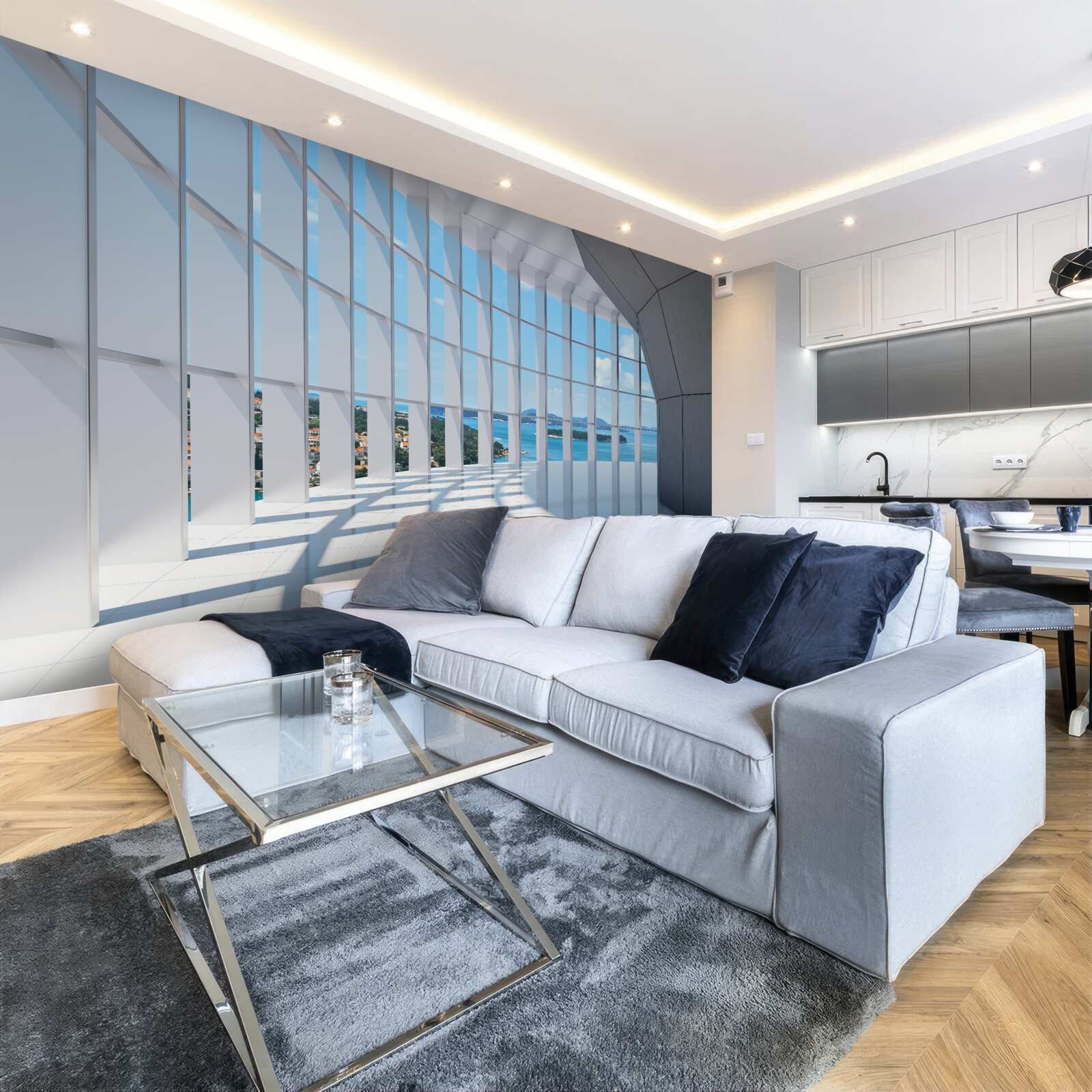 Fototapeta poďme na diaľky s atraktívnym výhľadom