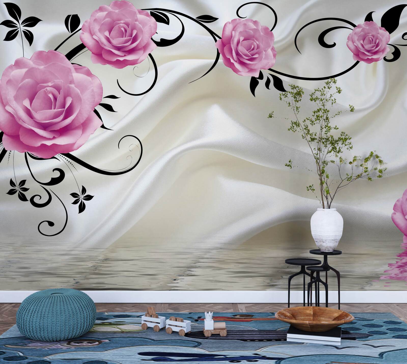 Fototapeta fialové púčiky na rôznych farmách