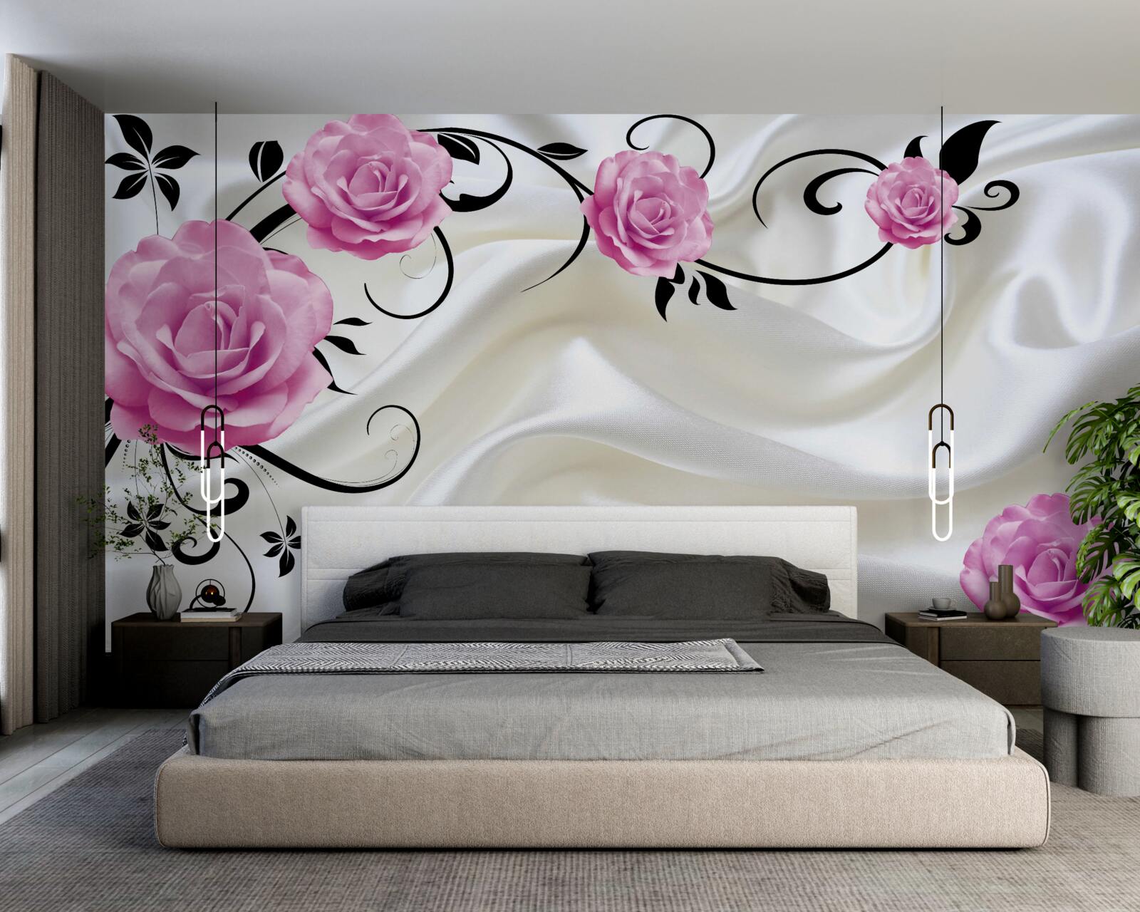 Fototapeta fialové púčiky na rôznych farmách