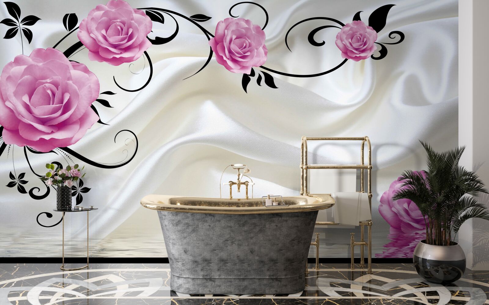 Fototapeta fialové púčiky na rôznych farmách