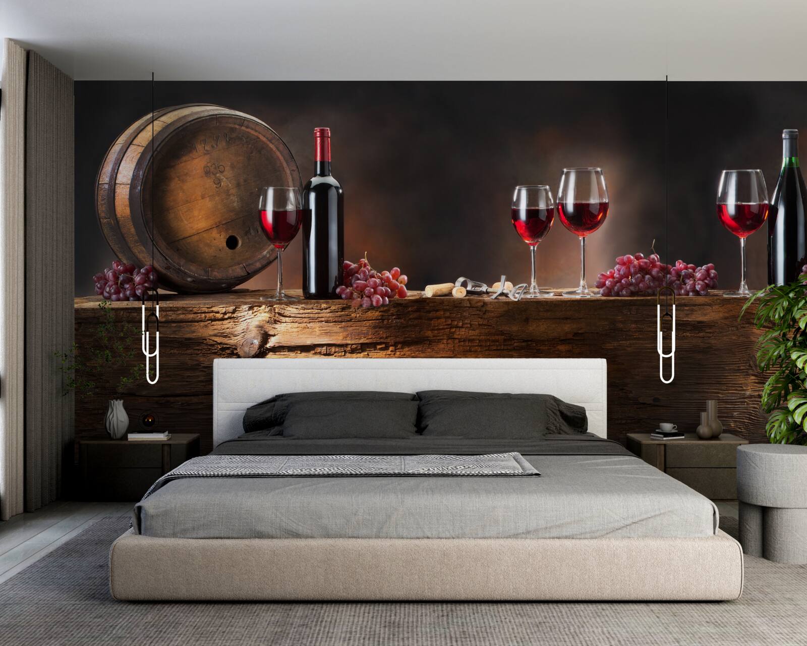 Fototapeta vínna pivnica so starnutými nápojmi