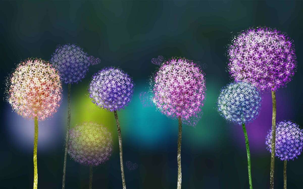 Fototapeta abstrakcie farieb na ruky