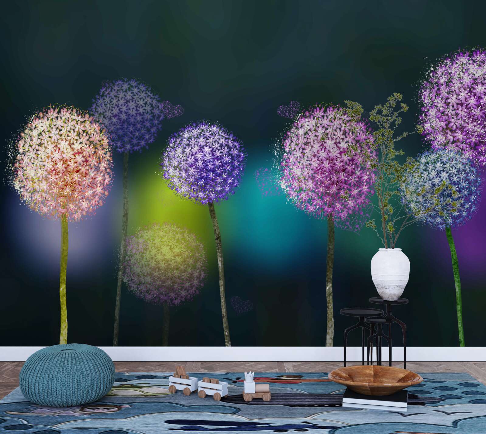 Fototapeta abstrakcie farieb na ruky