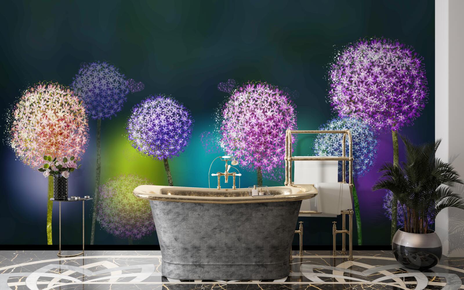 Fototapeta abstrakcie farieb na ruky