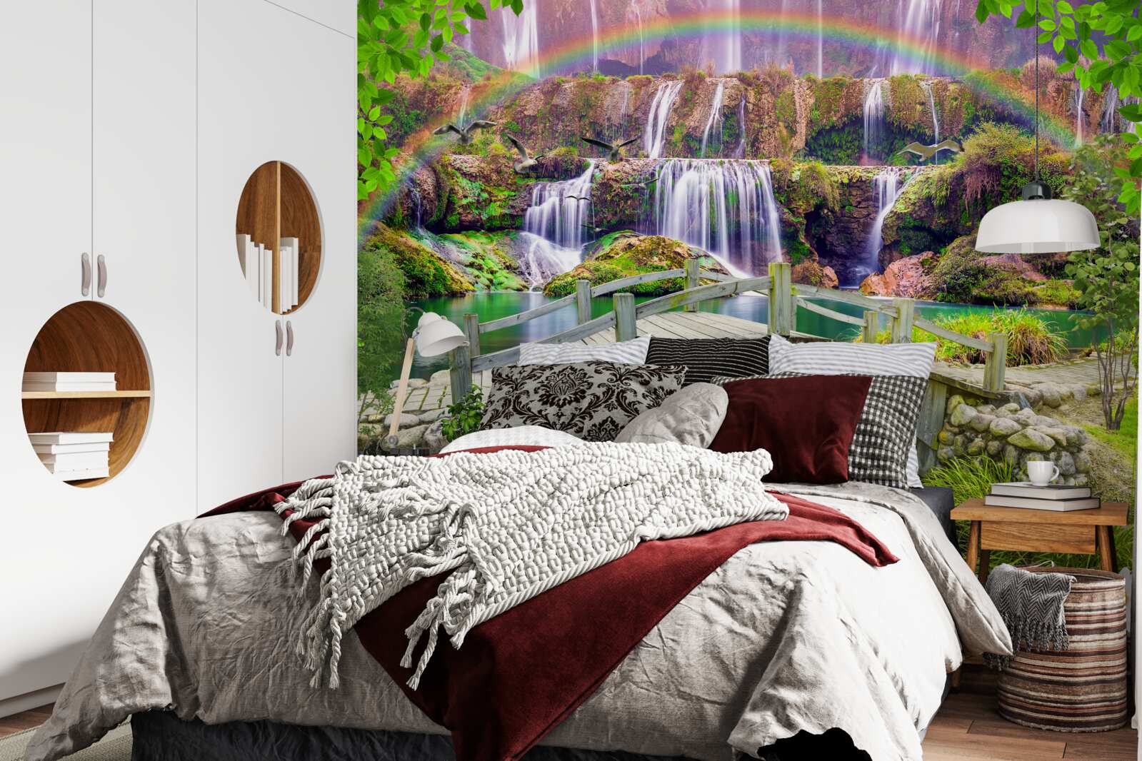 Fototapeta letná záhradná kompozícia v krajine