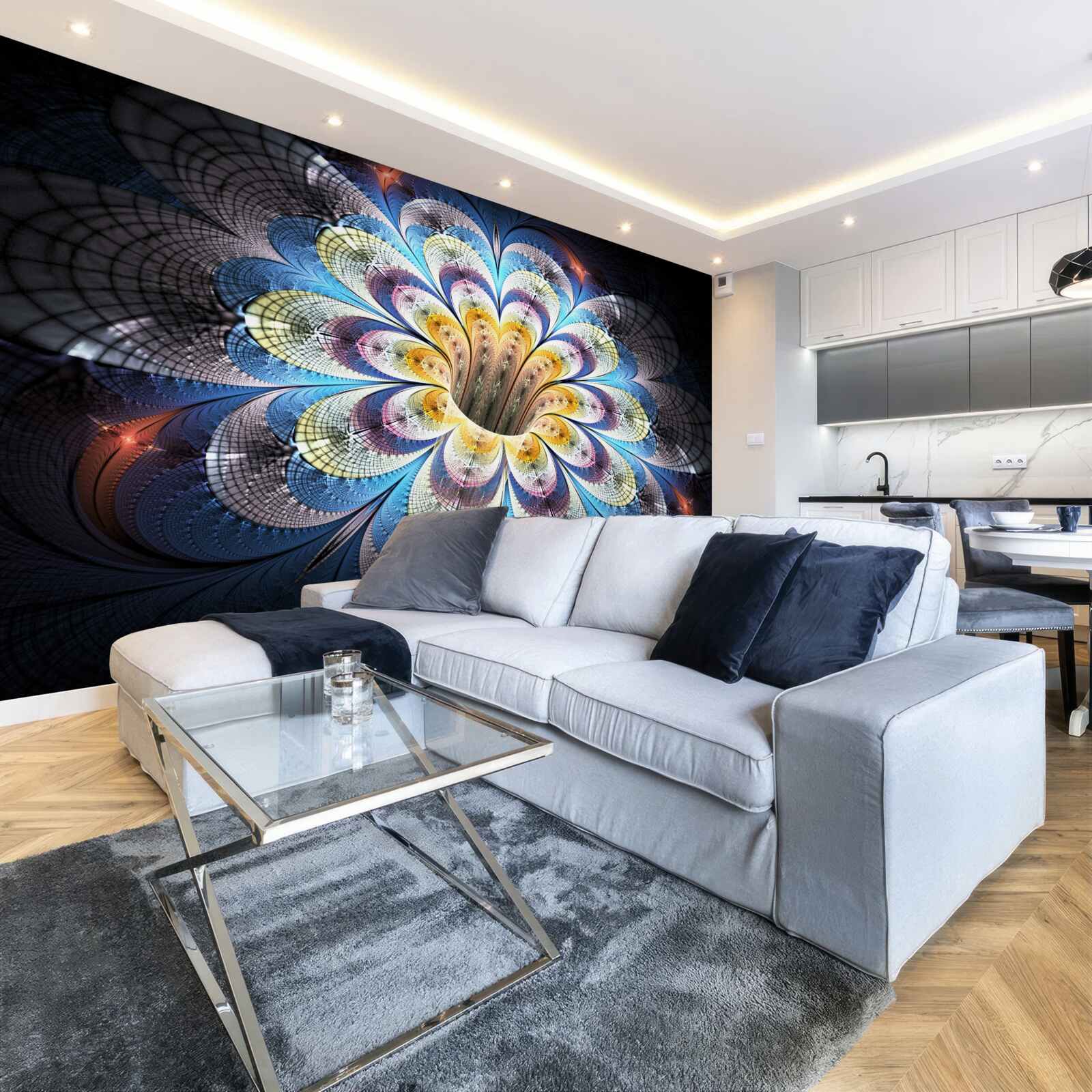 Fototapeta abstraktný obraz otvoreného púčika