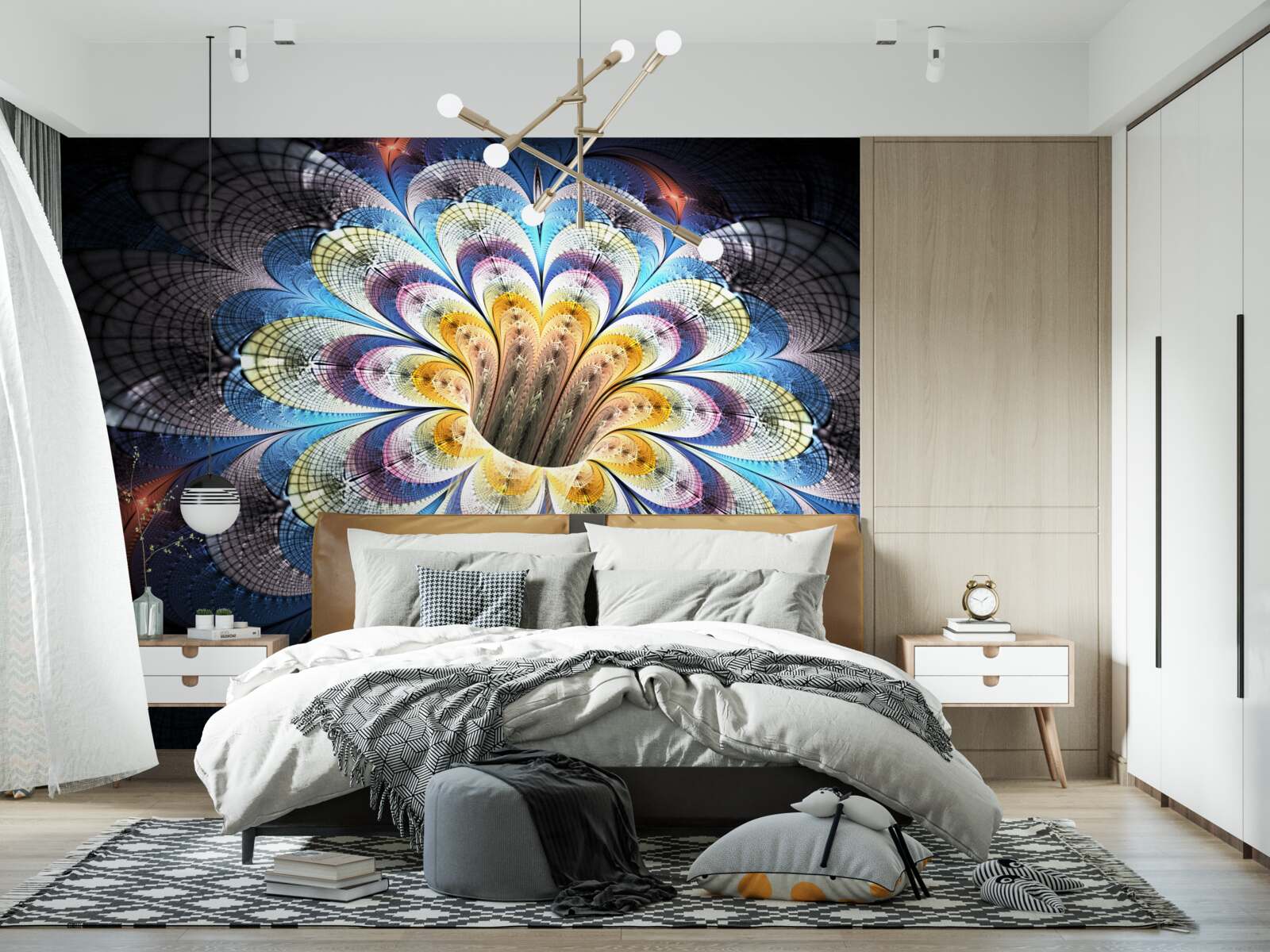 Fototapeta abstraktný obraz otvoreného púčika