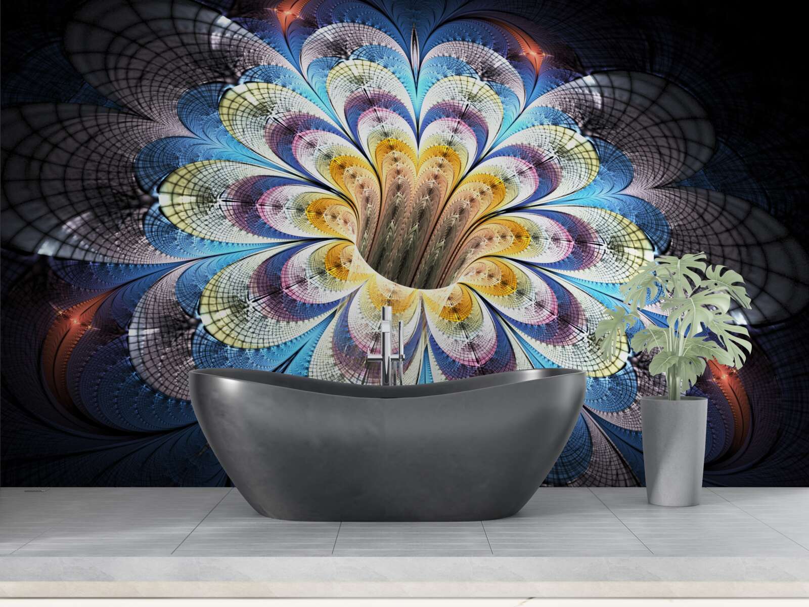 Fototapeta abstraktný obraz otvoreného púčika