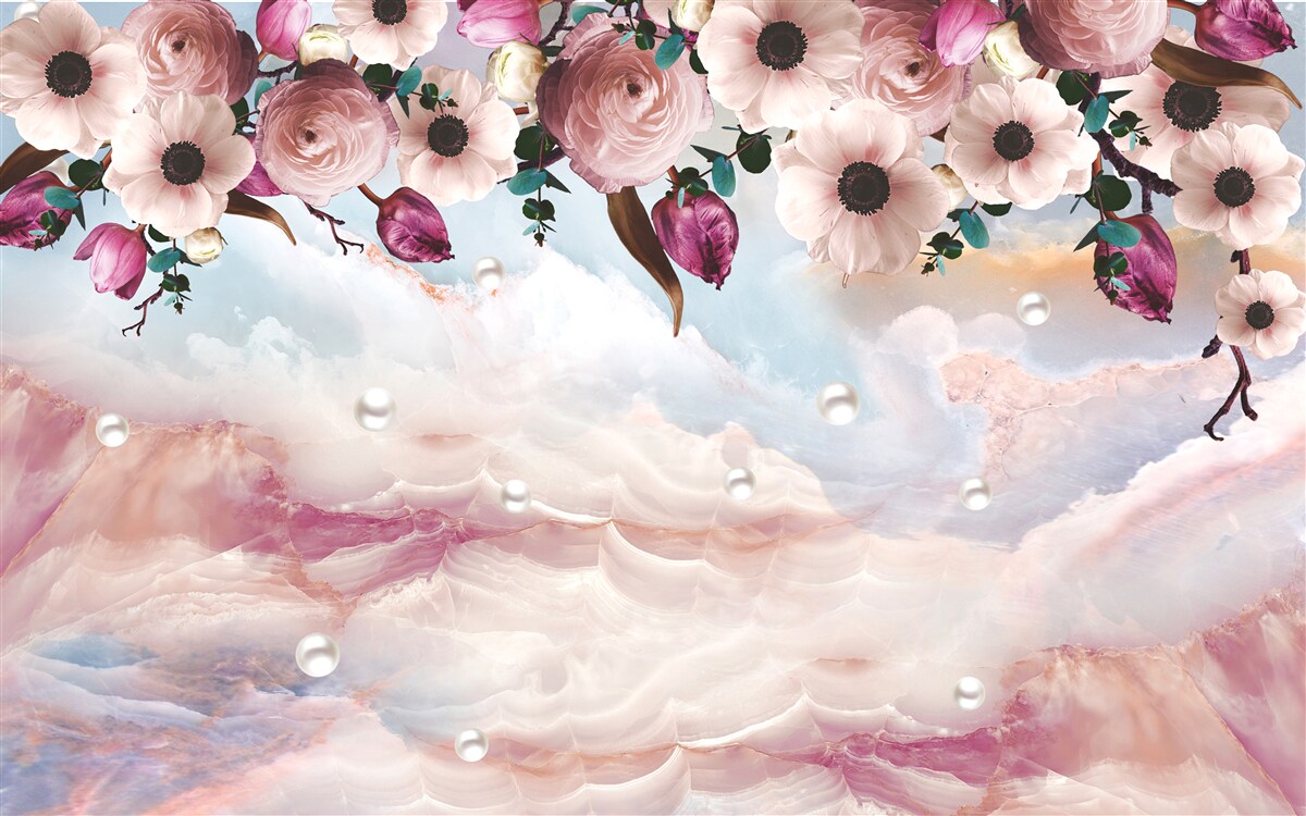 Fototapeta nad oblohou visia opuchnuté púčiky