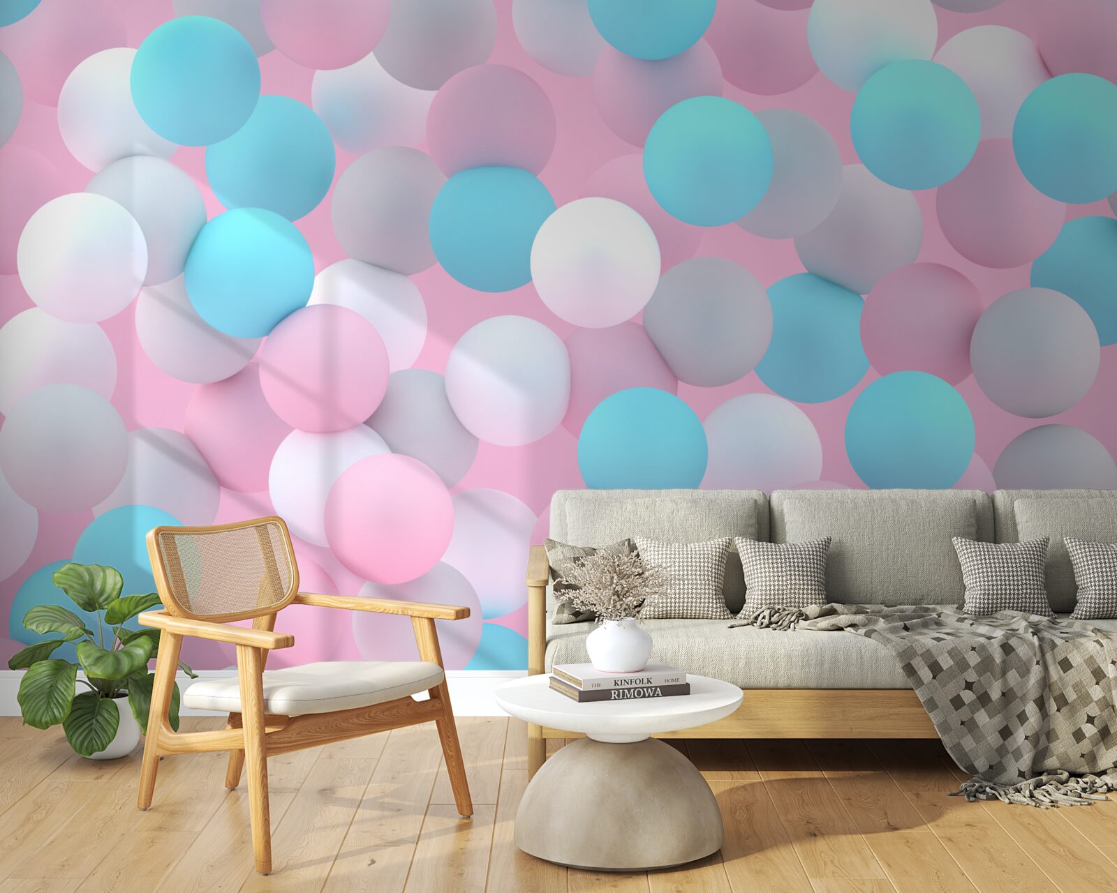 Fototapeta gule všetkých farieb plávajú v bazéne