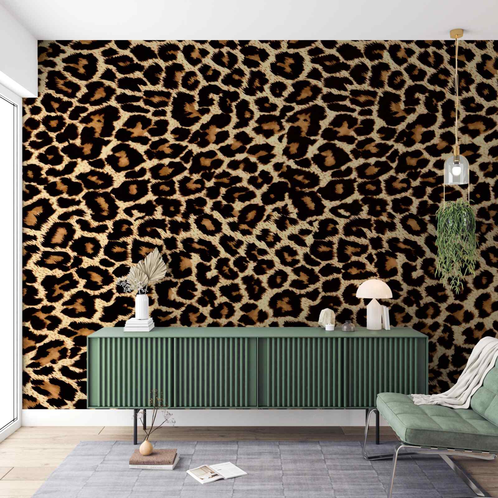 Fototapeta neobvyklý leopardí vzor