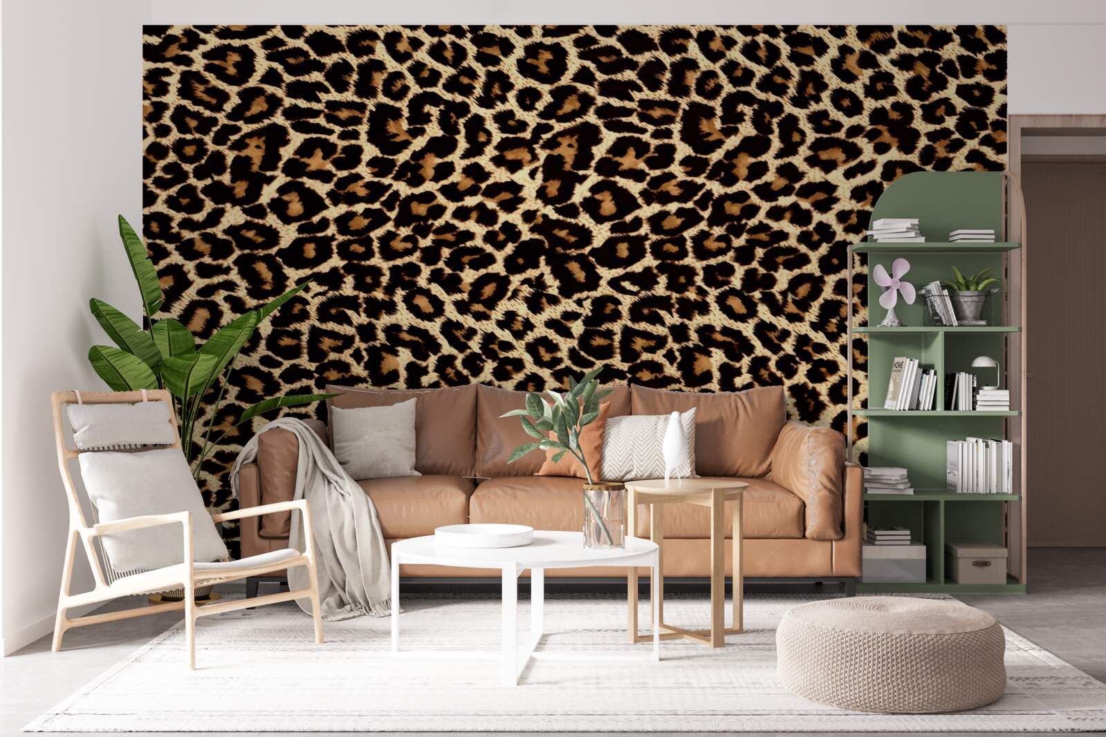 Fototapeta neobvyklý leopardí vzor