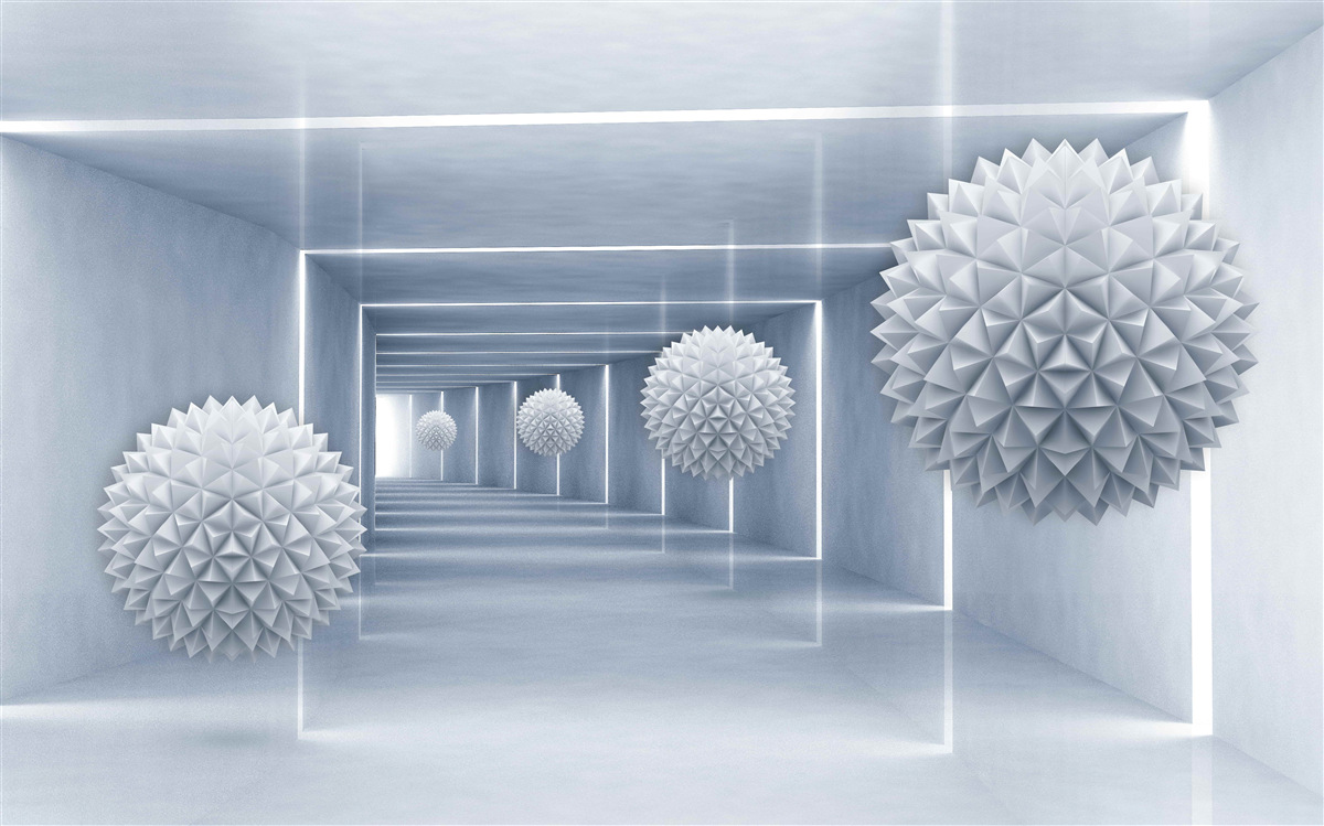 Fototapeta gule plávajúce v pravouhlom priechode