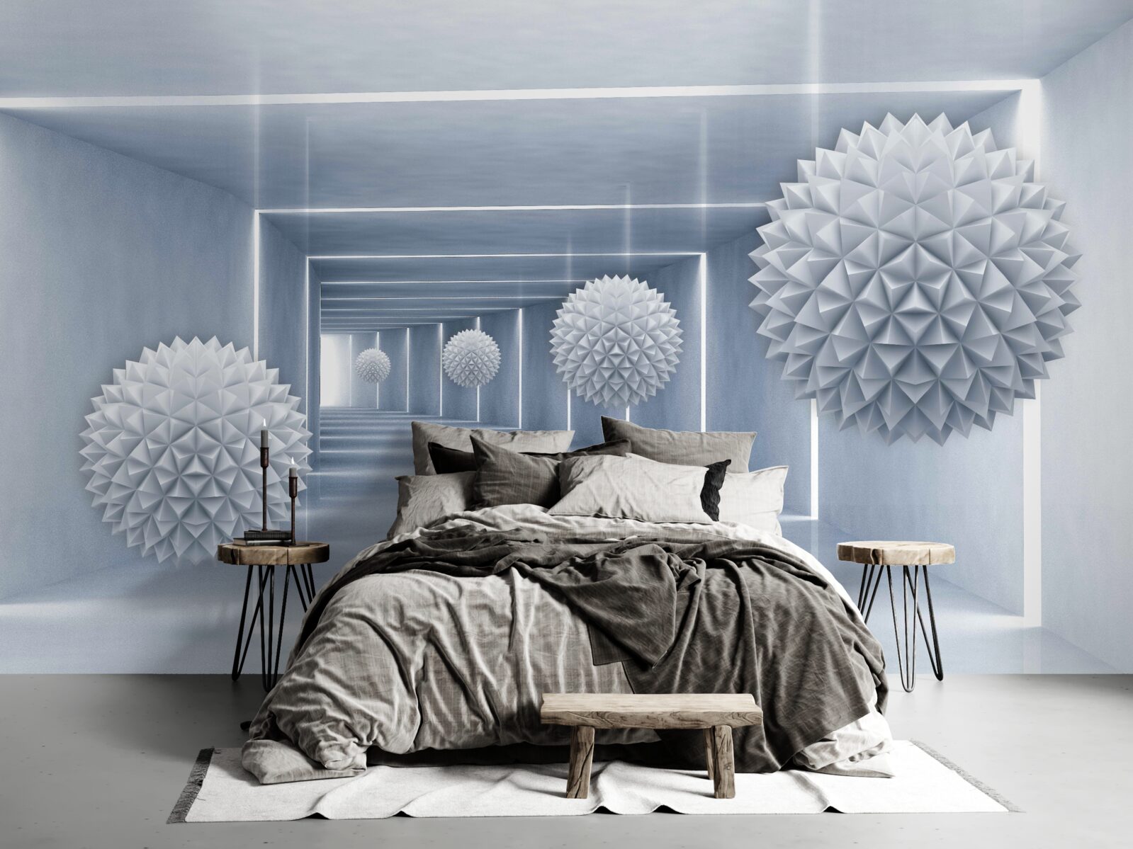 Fototapeta gule plávajúce v pravouhlom priechode