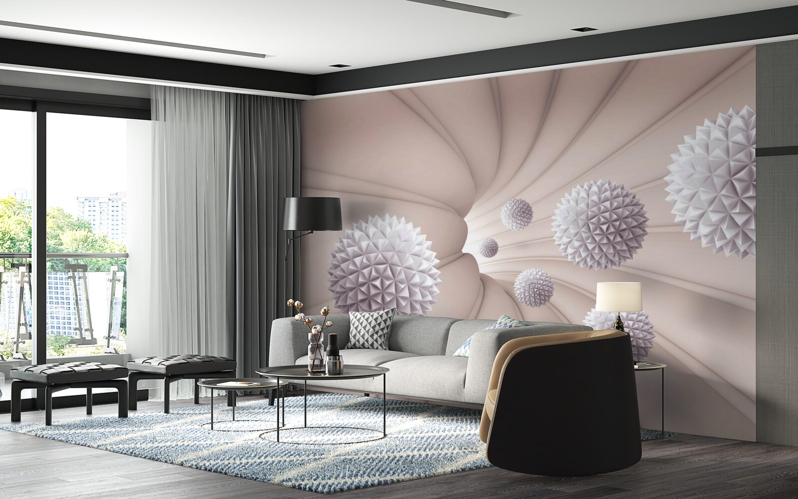 Fototapeta kruhové objazdy sa chystajú vstúpiť do tunela