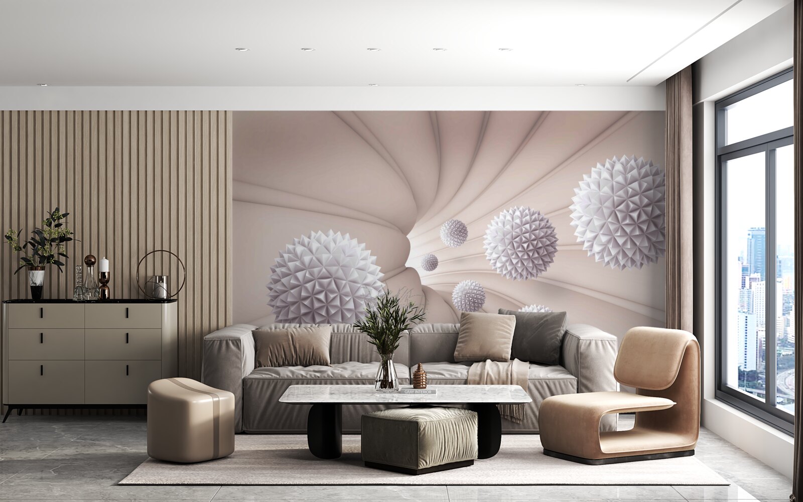 Fototapeta kruhové objazdy sa chystajú vstúpiť do tunela