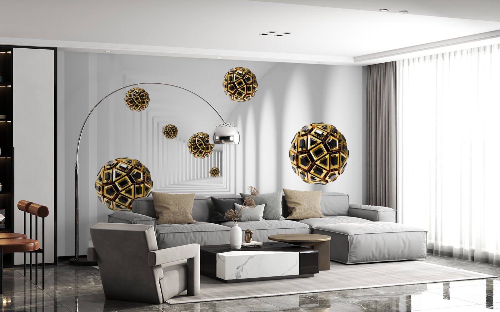 Fototapeta hrudky ťažkej a zlatistej farby, tekutiny, z ktorých vám je zle od žalúdka