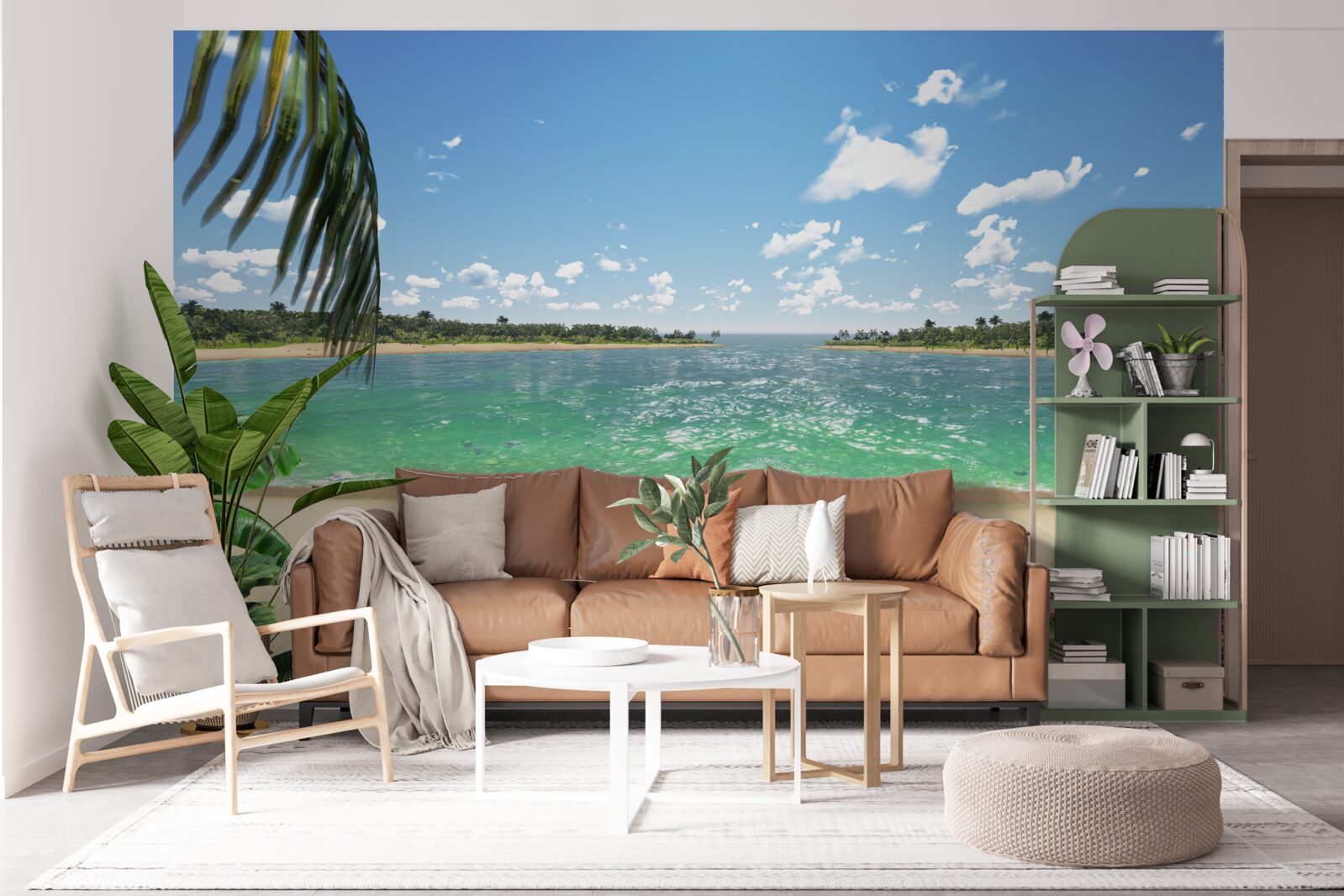 Fototapeta pláž so zlatým pieskom na tyrkysovom pobreží