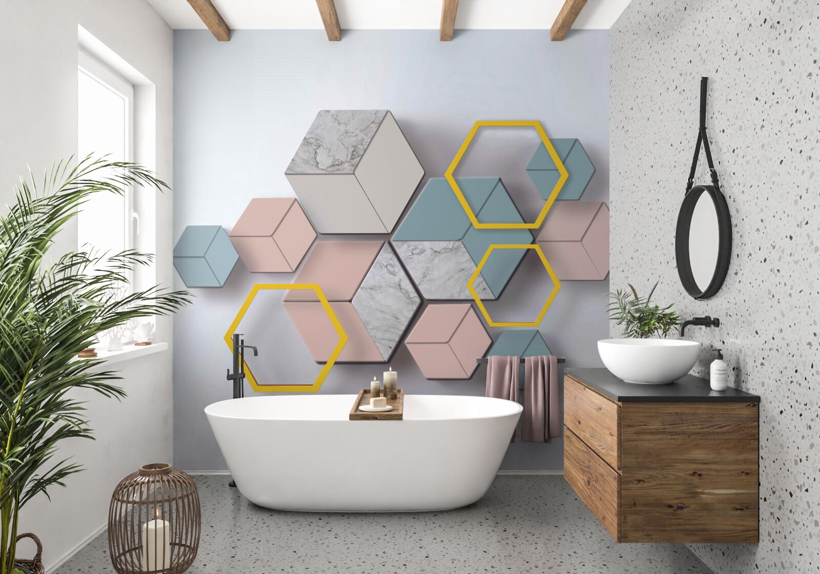 Fototapeta predloženie viacfarebných obdĺžnikov