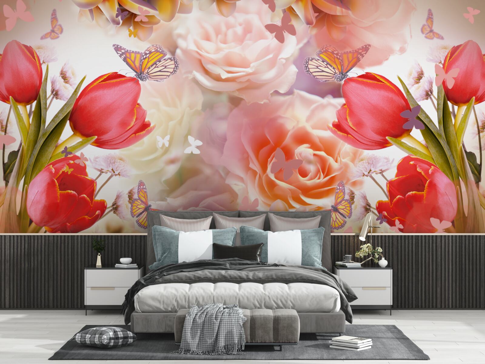 Fototapeta nádherný kvetinový vzor