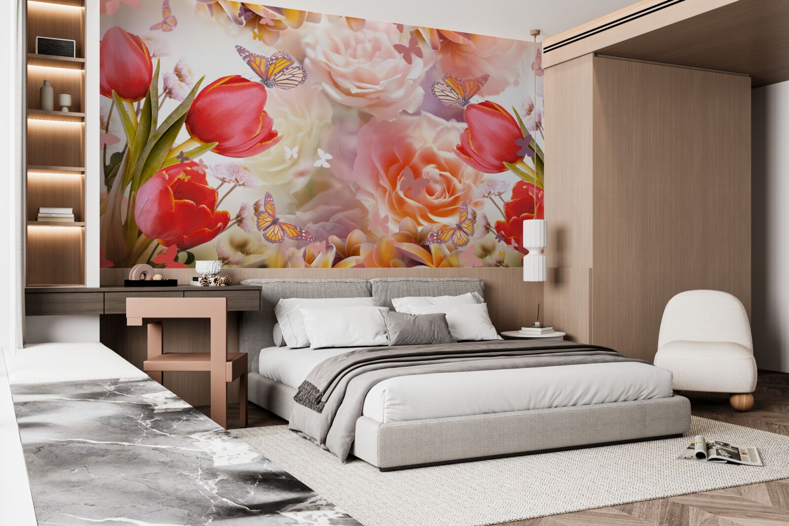 Fototapeta nádherný kvetinový vzor