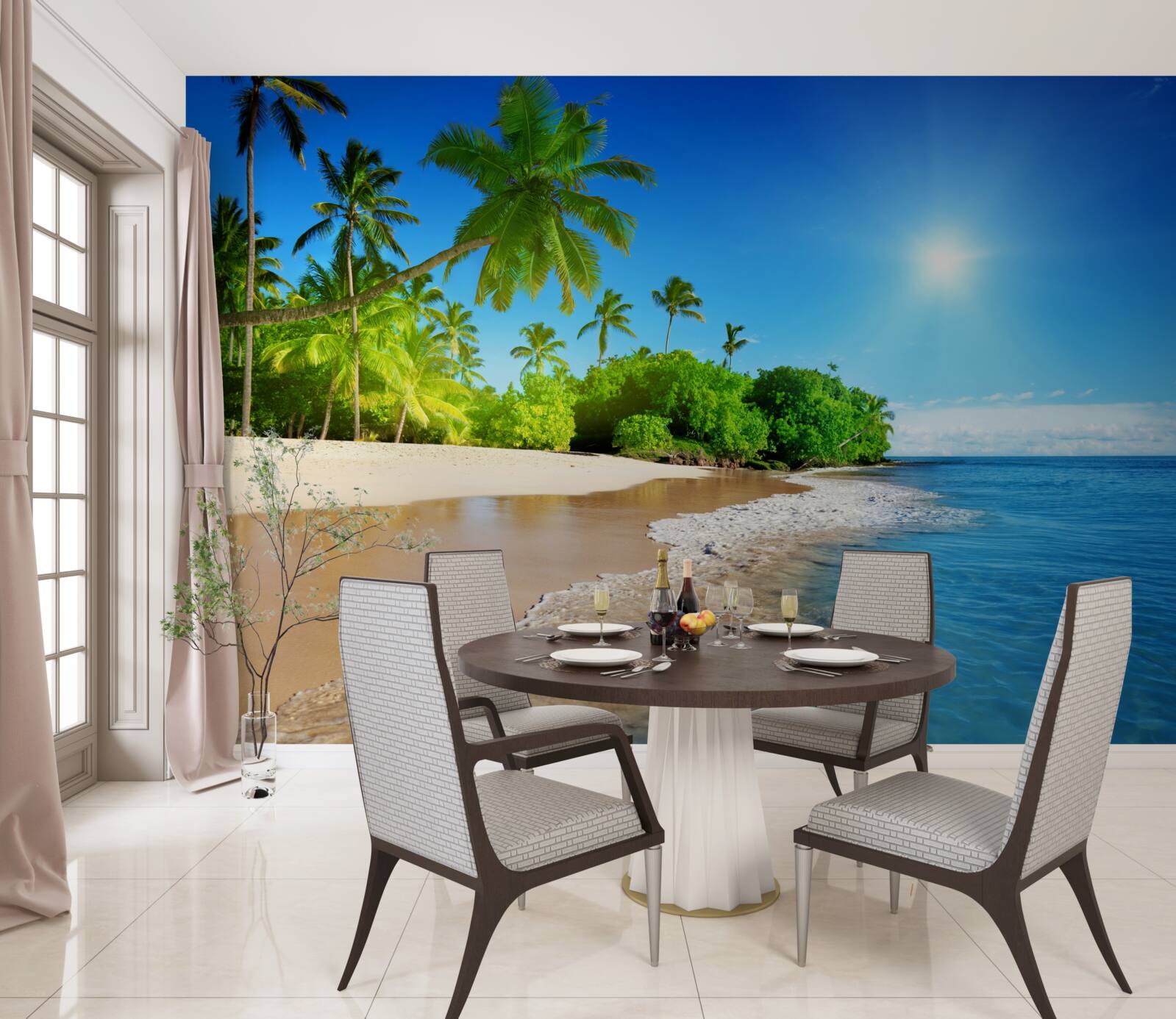 Fototapeta modré pobrežie