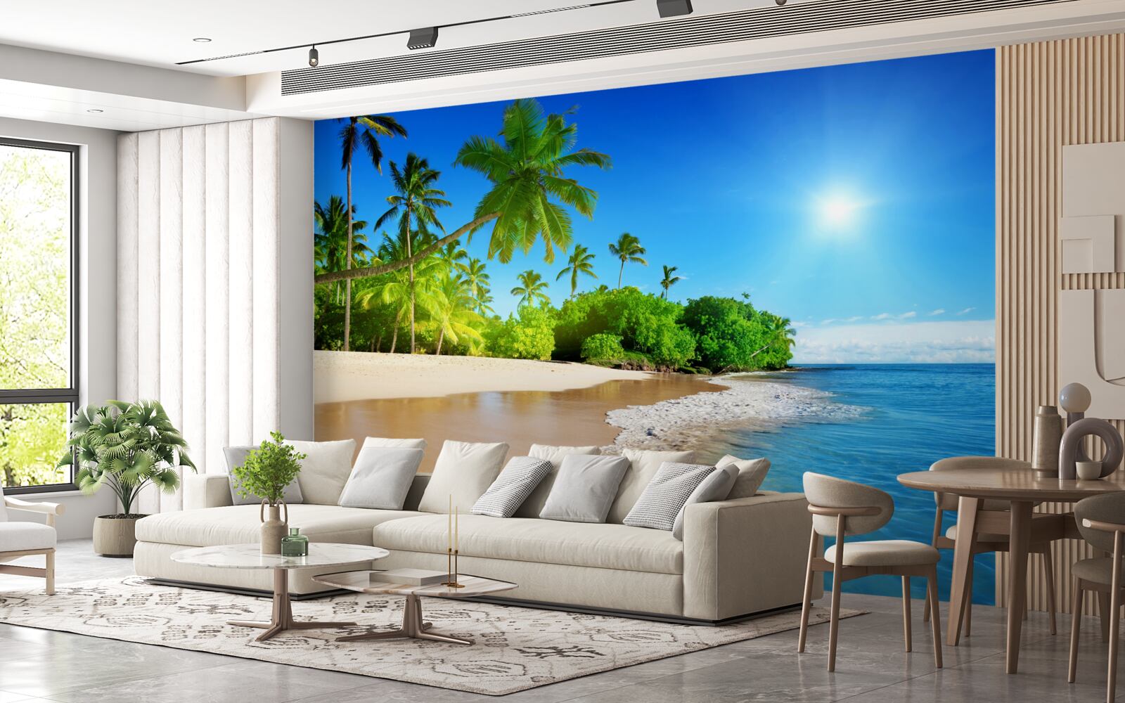 Fototapeta modré pobrežie